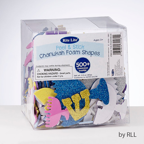 500+ Chanukah Foam Shapes, Including Glitter Shapes!