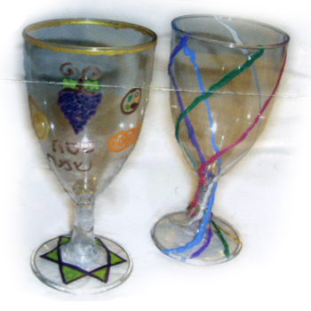 Decorate your own Kiddush Cup  