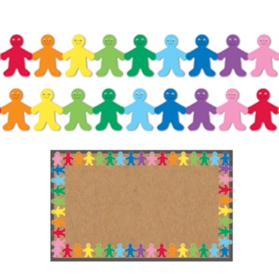  Classroom Borders - Rainbow Kids