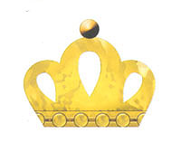 Gold Crown (Shavuos) - Cut Out