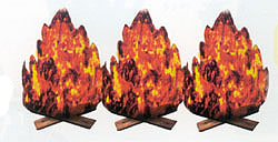 Bon Fire (Lag B'omer) - Two Toned Cut Out