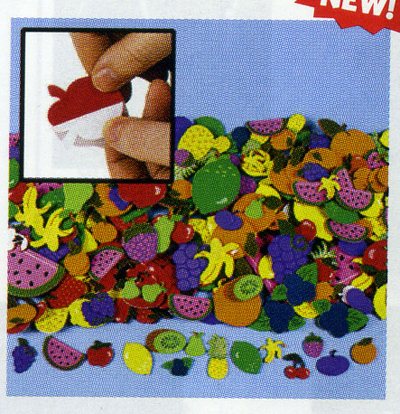 Fabulous Self-Adhesive Foam Fruit Shapes  